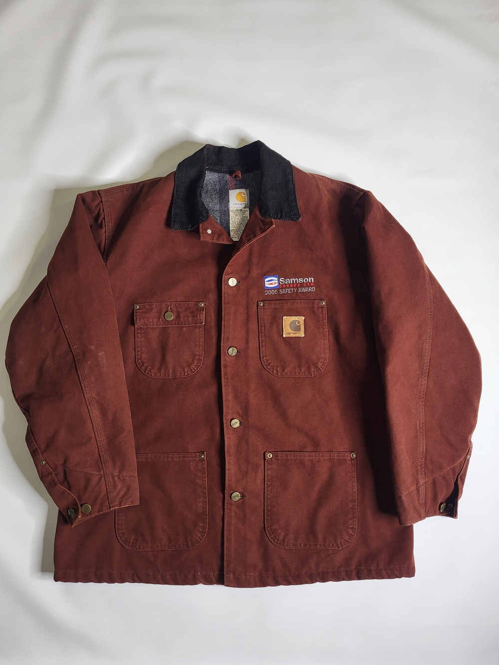 Carhartt Men’s Brown Duck Chore Coat Jacket - Workwear